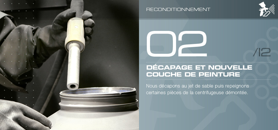 Décapage et nouvelle couche de peinture