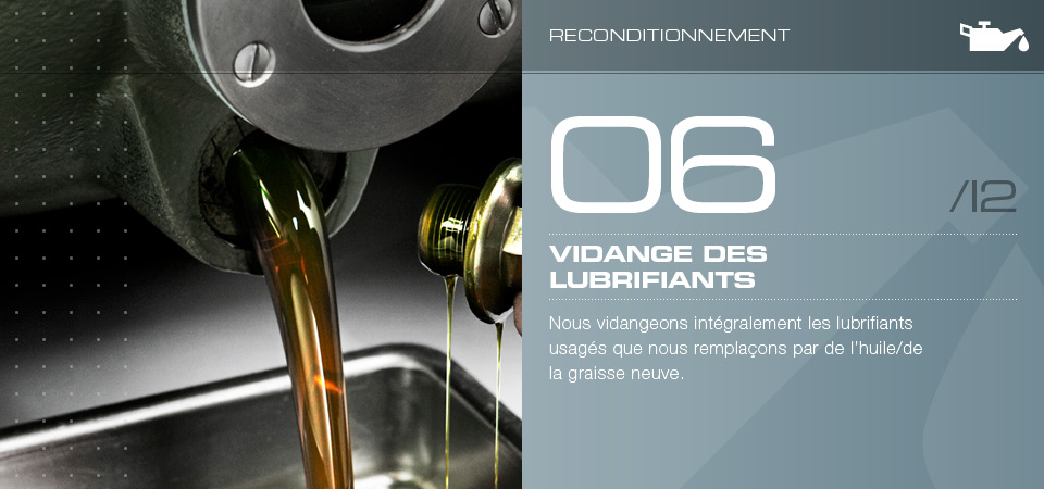 Vidange des lubrifiants