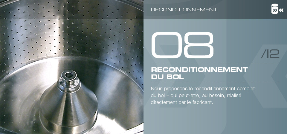 Reconditionnement du bol