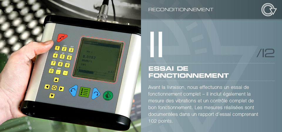 Essai de fonctionnement