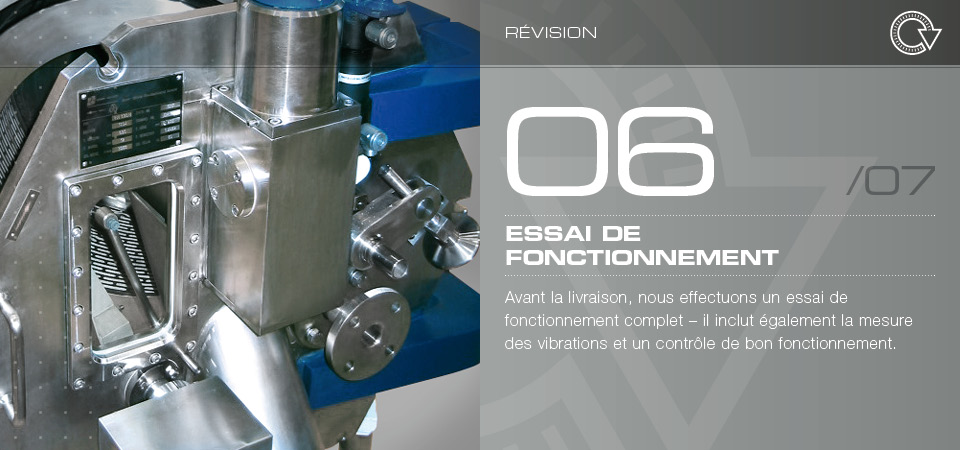 Essai de fonctionnement