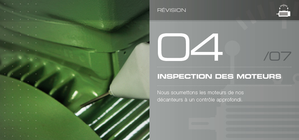 Inspection des moteurs