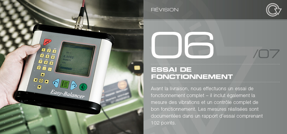 Essai de fonctionnement