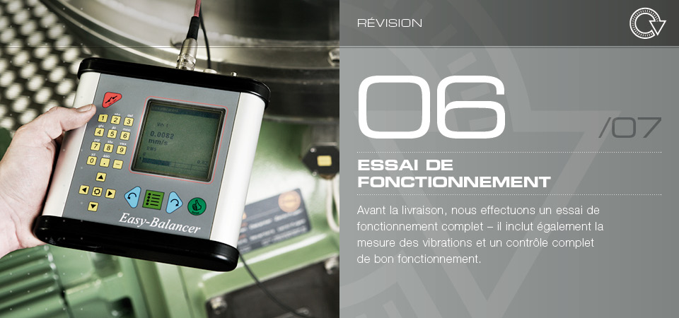 Essai de fonctionnement