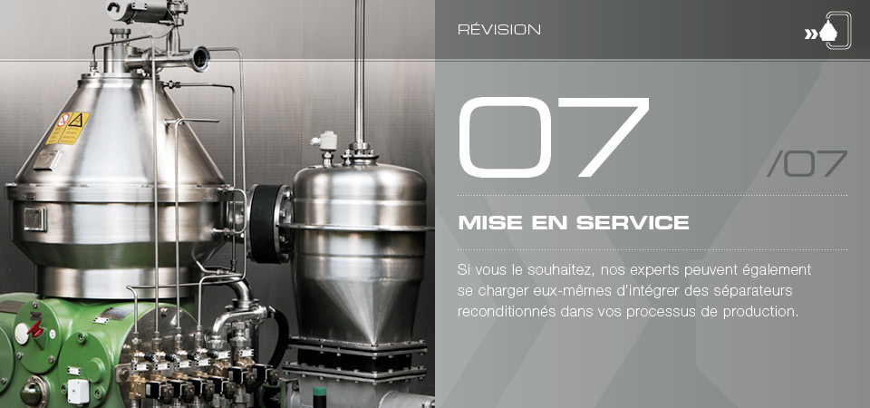 Mise en service